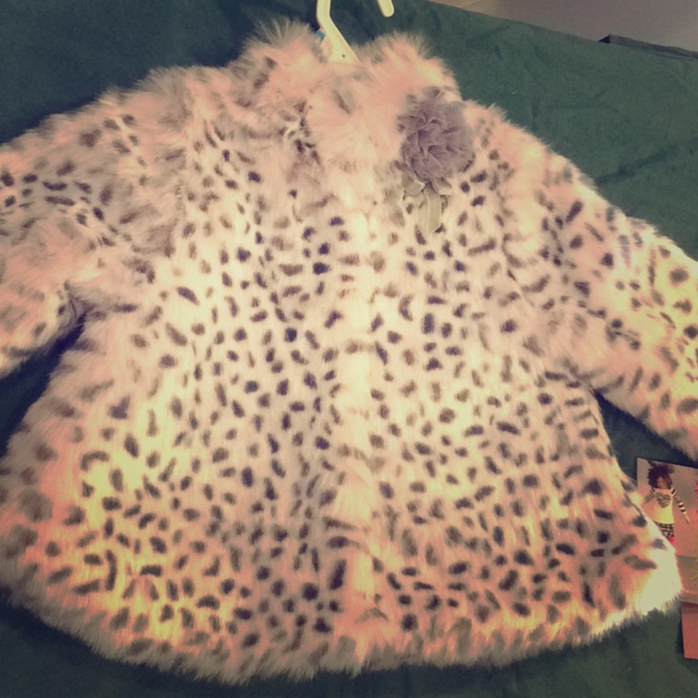 Kate Mack faux fur coat